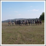 A soproni Nádasdy-huszárok a Nemzetközi lovassági napokon