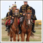 A soproni Nádasdy-huszárok a Nemzetközi lovassági napokon