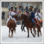 Csata a havas Tisza-parton (fotó: Horváth Zsombor)