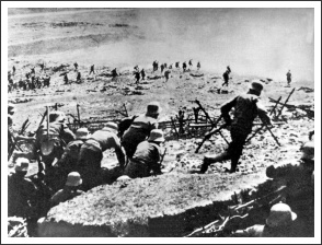 Osztrák-magyar támadás az Isonzónál 1915-ben