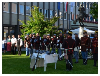 Negyvenhetesek az Egerszeg Fesztiválon (fotó: Budai 2-ik Honvédzászlóalj)