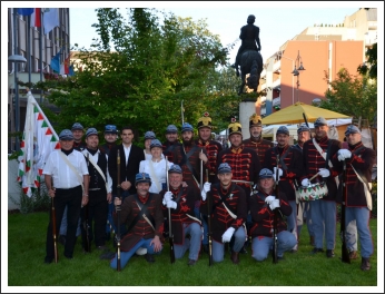 Negyvenhetesek az Egerszeg Fesztiválon (fotó: Budai 2-ik Honvédzászlóalj)