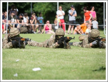 I. Katonai Hagyományőrző Fesztivál – Hadijátékok a történelem jegyében (fotó: Zentai Péter)