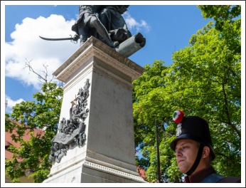 Budavár visszavételére emlékeztünk a Honvéd Emlékműnél (fotó: Pető István)