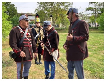 Felvidéki Magyar honvédekkel Nagysallónál