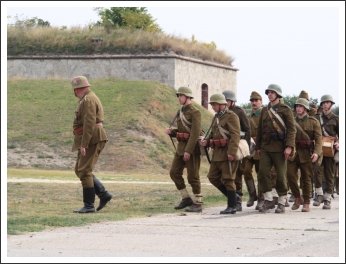 II. világháborús hadijáték Komáromban