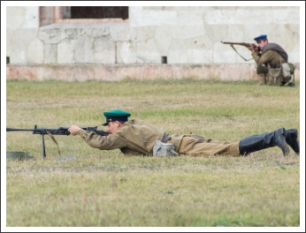 II. világháborús hadijáték Komáromban