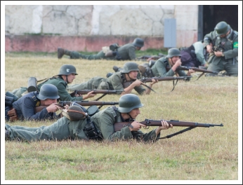 II. világháborús hadijáték Komáromban