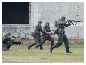 II. világháborús hadijáték Komáromban