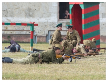 II. világháborús hadijáték Komáromban