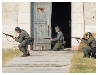 II. világháborús hadijáték Komáromban