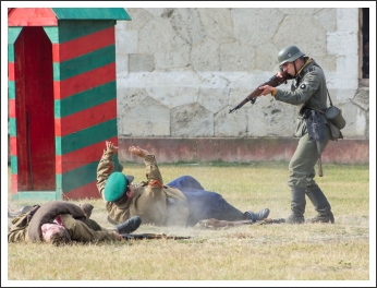 II. világháborús hadijáték Komáromban