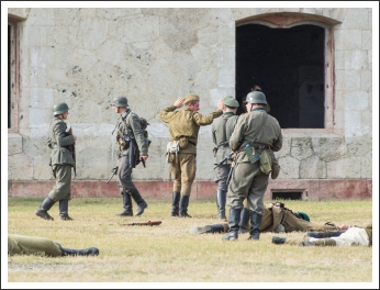 II. világháborús hadijáték Komáromban