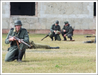 II. világháborús hadijáték Komáromban