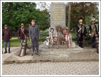 Nagysallói Obeliszknél ünnepség