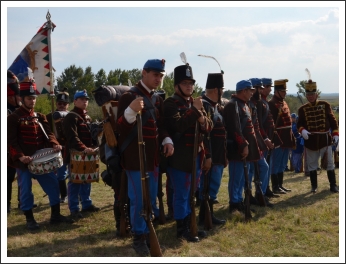 Ismét dörögtek az ágyúk a Mészeg-hegy lábánál (fotó: Berlingerné Kiss Orsolya)