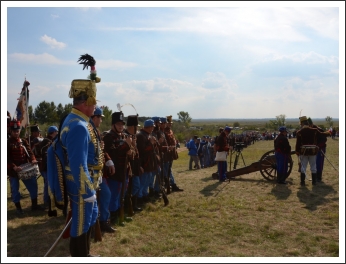 Ismét dörögtek az ágyúk a Mészeg-hegy lábánál (fotó: Berlingerné Kiss Orsolya)