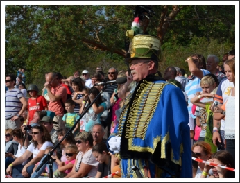 Ismét dörögtek az ágyúk a Mészeg-hegy lábánál (fotó: Berlingerné Kiss Orsolya)