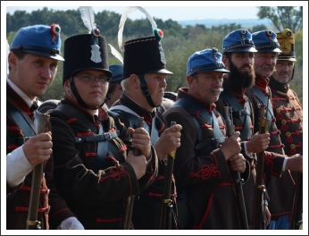 Ismét dörögtek az ágyúk a Mészeg-hegy lábánál (fotó: Berlingerné Kiss Orsolya)