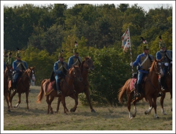 Ismét dörögtek az ágyúk a Mészeg-hegy lábánál (fotó: Berlingerné Kiss Orsolya)