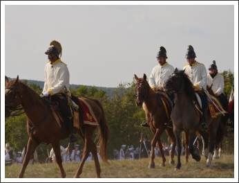 Ismét dörögtek az ágyúk a Mészeg-hegy lábánál (fotó: Berlingerné Kiss Orsolya)