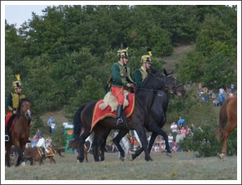 Ismét dörögtek az ágyúk a Mészeg-hegy lábánál (fotó: Berlingerné Kiss Orsolya)
