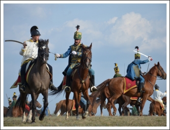 Ismét dörögtek az ágyúk a Mészeg-hegy lábánál (fotó: Berlingerné Kiss Orsolya)