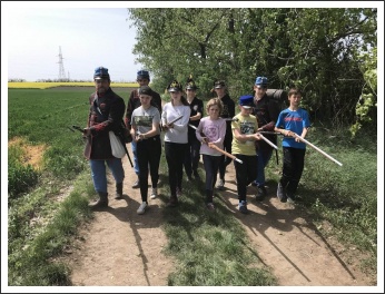 Kishuszárok Simonpusztán (fotó: Budai 2-ik Honvédzászlóalj)