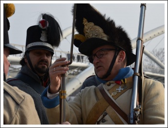 Csata a havas Tisza-parton (fotó: Horváth Zsombor)