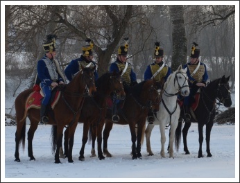 Csata a havas Tisza-parton (fotó: Horváth Zsombor)