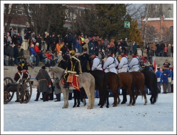 Csata a havas Tisza-parton (fotó: Horváth Zsombor)