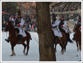 Csata a havas Tisza-parton (fotó: Horváth Zsombor)