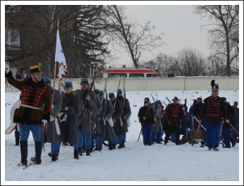 Csata a havas Tisza-parton (fotó: Horváth Zsombor)