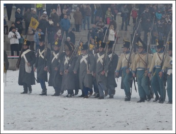Csata a havas Tisza-parton (fotó: Horváth Zsombor)