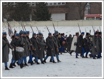 Csata a havas Tisza-parton (fotó: Horváth Zsombor)