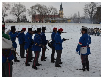 Csata a havas Tisza-parton (fotó: Horváth Zsombor)