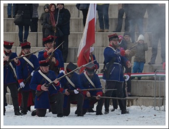 Csata a havas Tisza-parton (fotó: Horváth Zsombor)