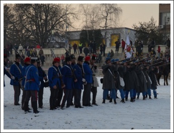 Csata a havas Tisza-parton (fotó: Horváth Zsombor)